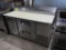 True refrigerated prep table w/ drawers & door