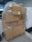pallet of Bench Master plant display steps w/ plant hangers, Waterbed plant trays