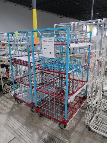 4-tier stocking carts