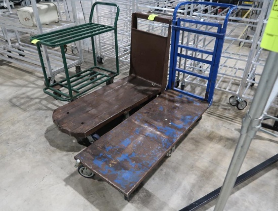 low flat carts