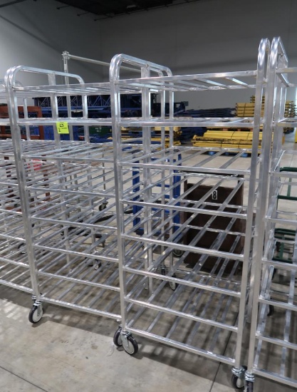 aluminum tub/tray racks, look new