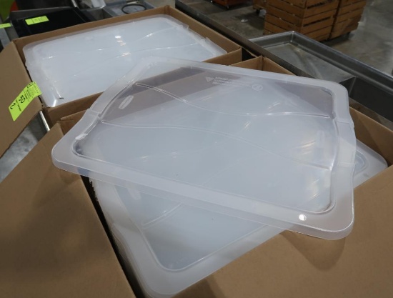 boxes of Rubbermaid lids