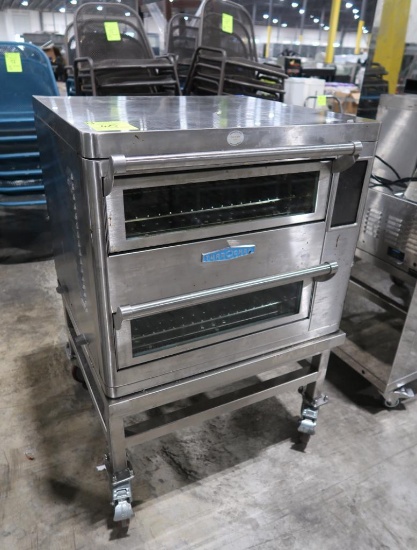TurboChef double-batch convection oven, on stand