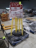 pallet of traffic signs