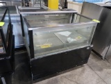 refrigerated showcases w/ 3) glass sides