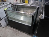 refrigerated showcases w/ 3) glass sides