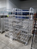 aluminum tub/tray racks, look new