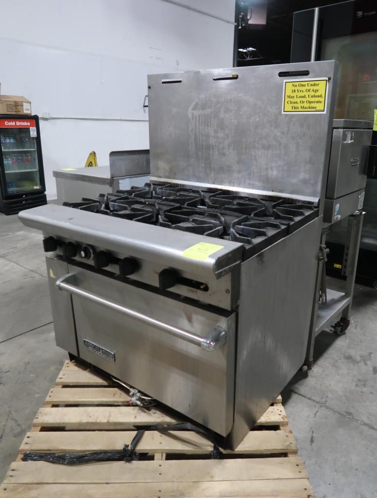 American Range 6burner range w/ oven Proxibid