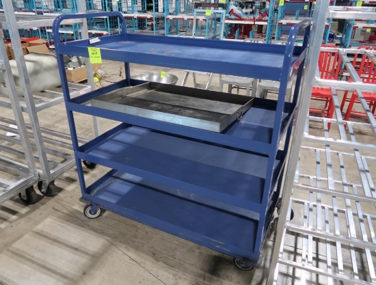 4-tier stocking cart