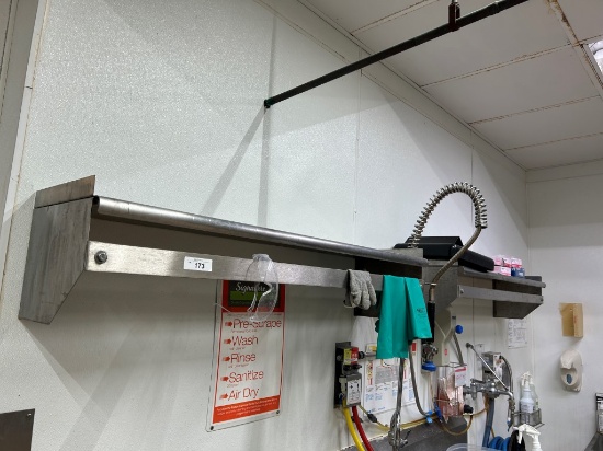 4ft Stainless Wall Shelves