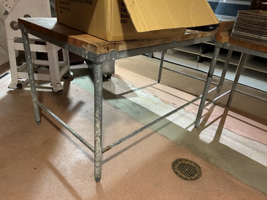 6ft Boos Block Bakery Table