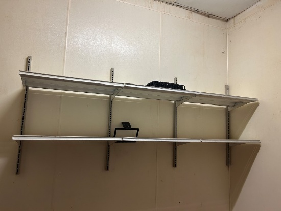 Group Of Wall Shelves In Back Of Bakery