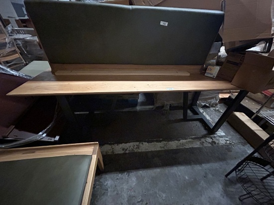96in x 30in x 31in Table W/ Metal Frame