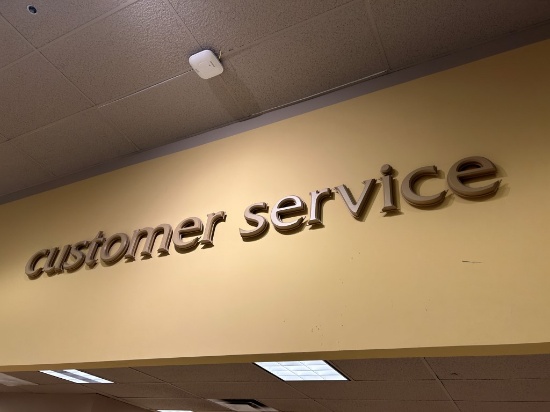 Customer Service Signage