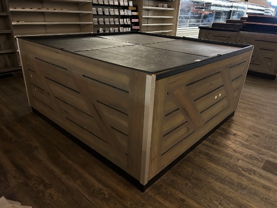 72in x 72in x 36in Dry Produce Merchandiser