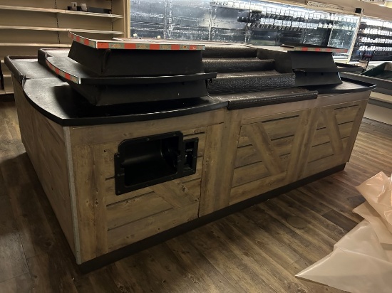 75in x 113in x 50in Dry Produce Merchandiser