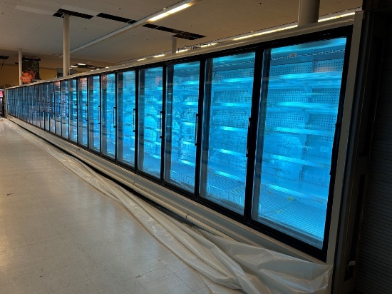 28 Door Run Of 1996 Hussmann Low Temp Cases