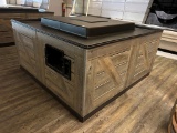 72in x 72in x 36in Dry Produce Merchandiser