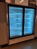 1996 Hussmann 2 Door Low Temp Case