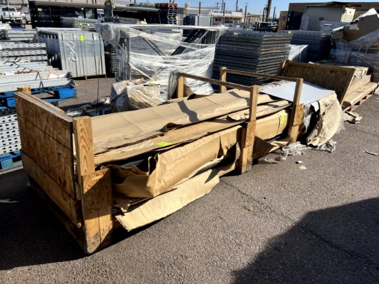 Pallet of Guard Rails for G and b Fixtures