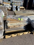 Pallet of peg board and extensions