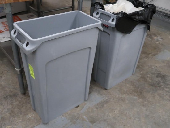 Rubbermaid waste containers