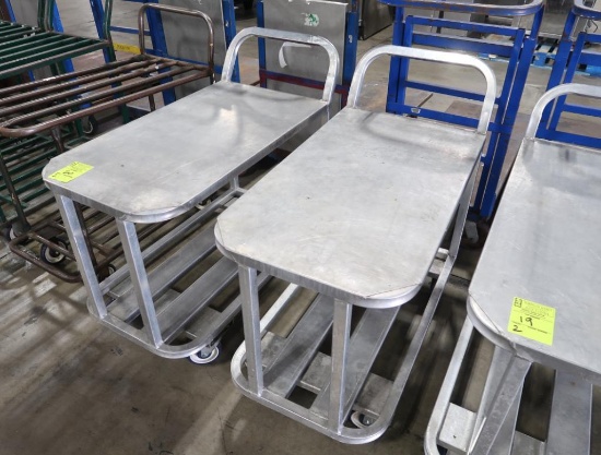 aluminum stocking carts
