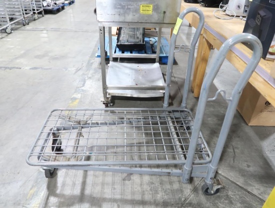 low flat wire cart