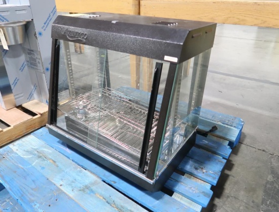 Avantco countertop heated display warmer