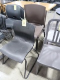 chairs w/ plastic seats & backs
