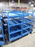 4-tier stocking carts