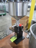 KIMTEM manual paste/liquid filling machine, adjustable bottle filler