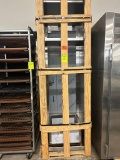 New In Crate Stainless Steel Mop Sink Cabinet