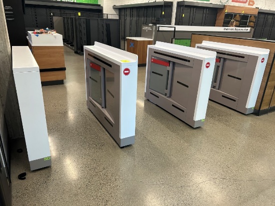 Phone Activated Entry And Exit Smart Retail Gates