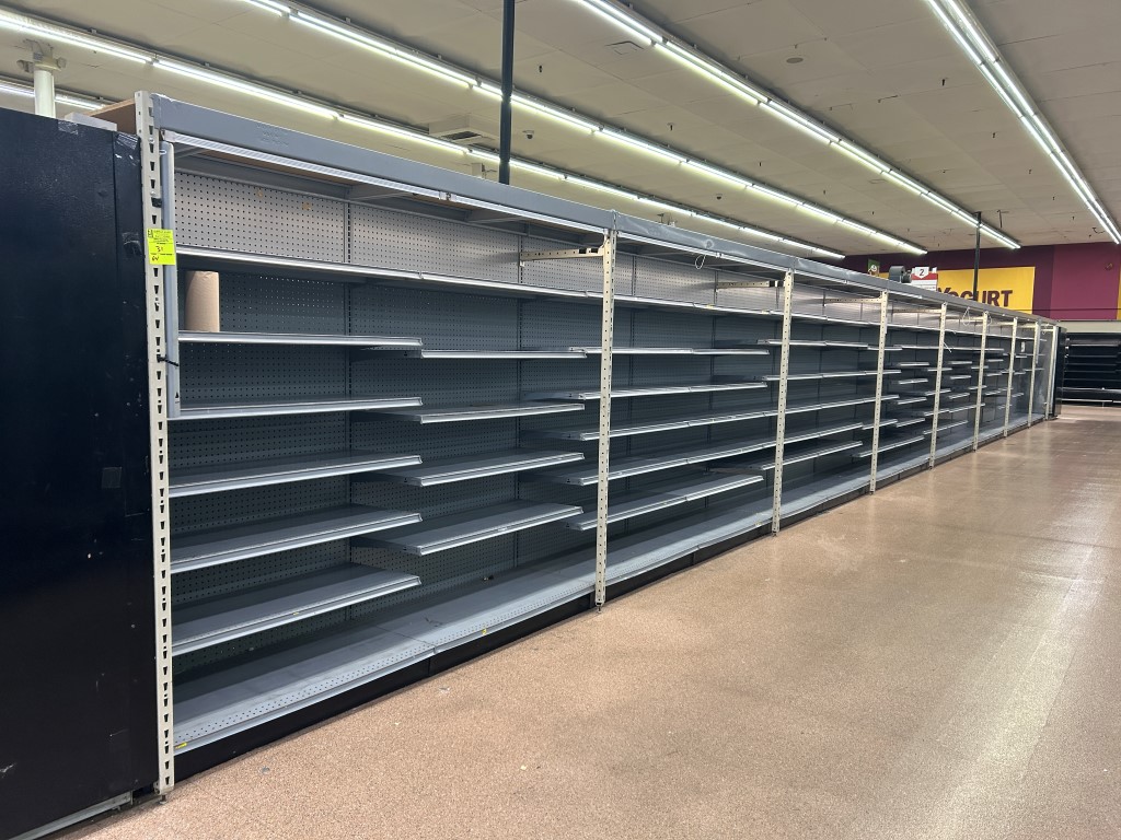 64ft Of Madix Wall Shelving W/ Wide Span Proxibid