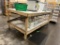 Wooden Work Table W/ Plastic Top