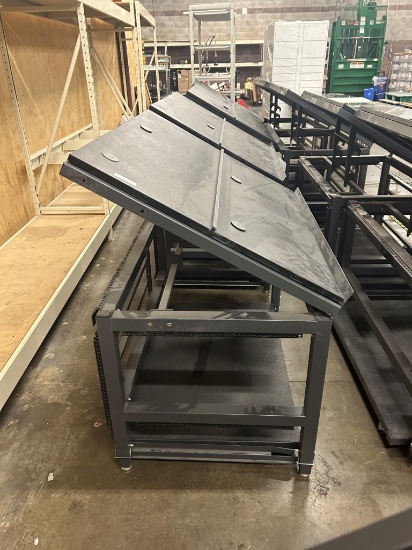 Adjustable Slant Produce Merchandisers