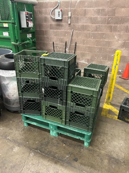 Pallet Of Plastic Crates