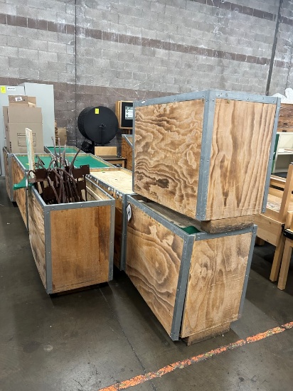 48in x 21in x 32in Wooden Merchandising Boxes