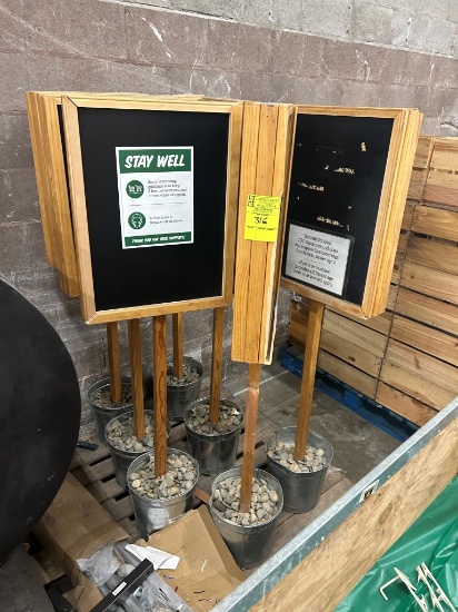 Pallet Of Wooden Sign Frames