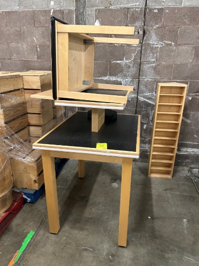Assorted Wooden Merchandising Tables