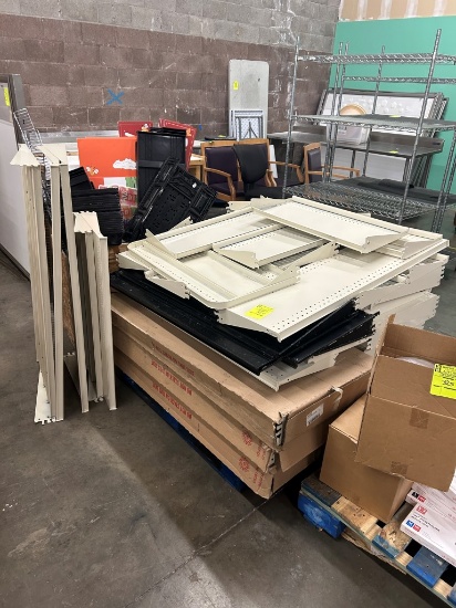 Pallet Of Assorted Lozier Shelving