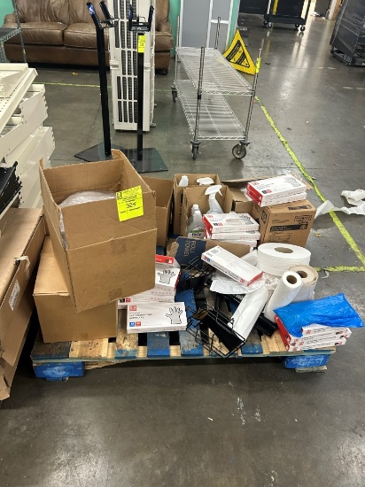 Pallet Of Misc Sanitation Items