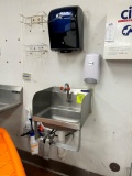 Amtekco Knee Operated Hand Sink W/ Soap And Paper Towel Dispenser