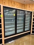 2010 Hill Phoenix 3 Door Low Temp Case