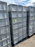 Pallet of Plastic Totes