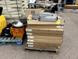 Pallet of Metro Shelves and Step Stool