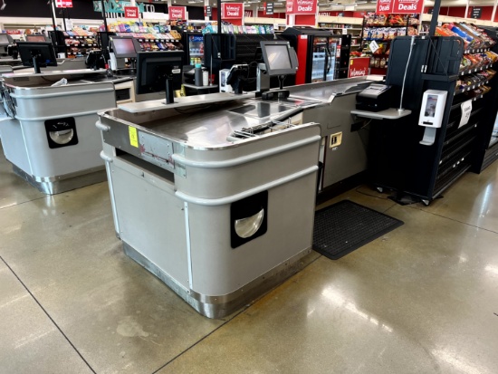 Unmarked Single Belt Checklane (No POS)