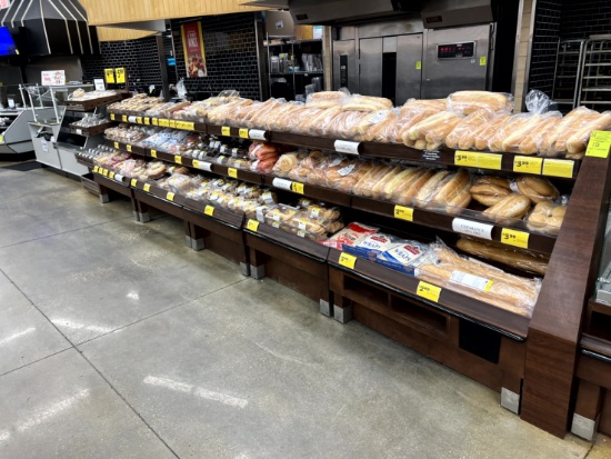 Assorted Wood Bakery Displays