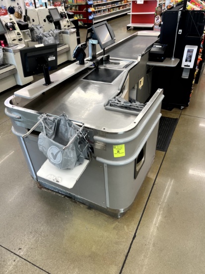 Unmarked Single Belt Checklane (No POS)
